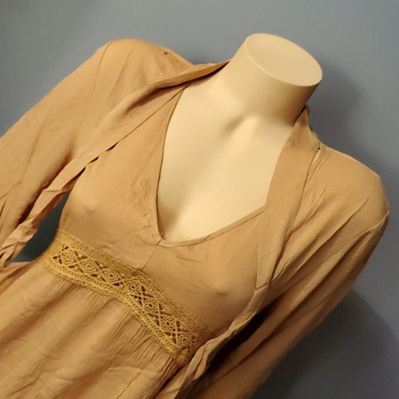 CLEARANCE Adorable BOHO Milk Chocolate Dress - Picture 4 of 13